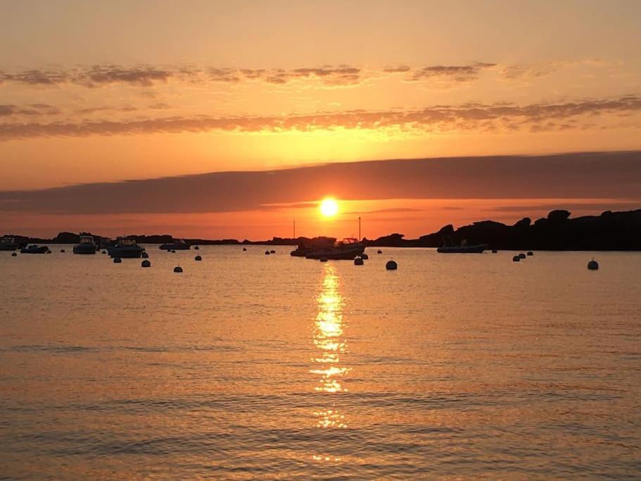 La Bernique Blanche De Perros Vue Mer 4 Personnes Perros-Guirec Exterior foto